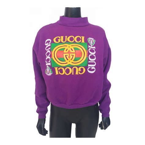 vintage gucci sweatshirt 80s